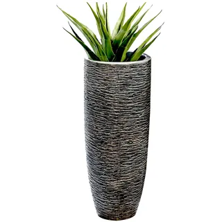 Casablanca - Indoor Pflanzgefäß - aus Poly antik Bronze - für den Innenbereich - H 76 cm