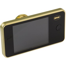 Amig - Digitaler Türspion mit 3,2'' LCD-Display DWR 3.2 HD | Video-Kamera-Spion | Einfache Installation und Verwendung | Spion: 14-30mm | Gold Farbe