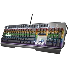 Trust Gaming GXT 877 Scarr Mechanische Gaming Tastatur, Spanisches QWERTY-Layout