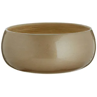 Premier Housewares Kyoto Runde Schälchen Gold, Bambus, 20x20x8
