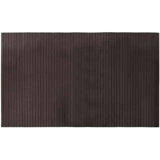vidaXL Teppich Rechteckig Dunkelbraun 60x100 cm Bambus