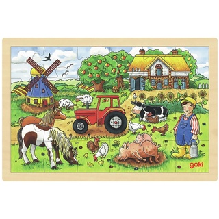 GoKi Holzpuzzle Müllers Farm (57891)