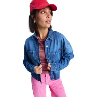 Roxy Sporttop ROXY "Another Reflect", Damen, Gr. S, medium blau, 100% Baumwolle, Tops Sporttop