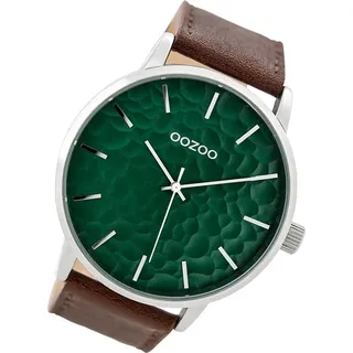 Oozoo Herren Lederarmband Uhr Timepieces braun C9441 Analog Quarz-Uhr UOC9441 - Braun