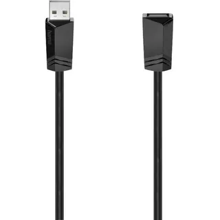 Hama USB-A auf USB-A 1,5 m Schwarz