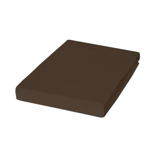 JANINE Spannbettlaken Jersey-Elasthan 140 x 200 - 160 x 220 cm braun