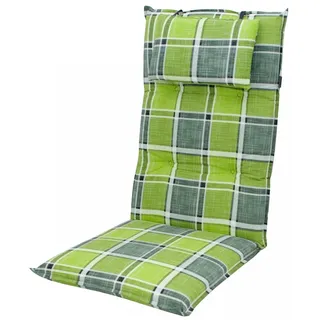 Doppler 5911 Hochlehner Gartenstuhl Auflagen 8cm Kopfkissen grün