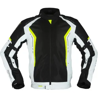 Modeka Khao Air Textiljacke Schwarz/Grau/Gelb L