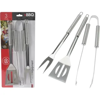 BBQ Grillbesteck Set Grillwerkzeugset Grillzubehör 3-teilig