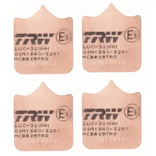 TRW MCB829TRQ Sinter Track Racing Bremsbelagsatz Kompatibel mit BMW S Vorderachse