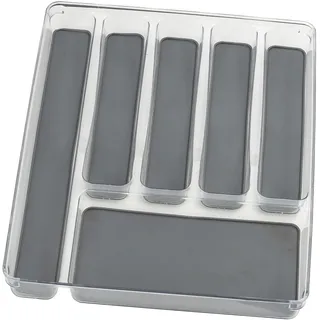 Wenko Besteckkasten 6 Fächer Transparent