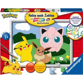 Ravensburger Malen nach Zahlen Pokémon Abenteuer