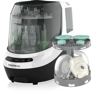 Automatischer Flaschen- & Milchpumpenreiniger mit HEPA-Filter – Babyflaschen und Milchpumpenteile 1 St weiss