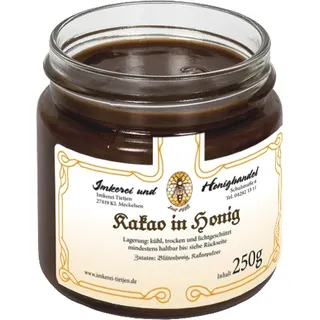 Kakao in Honig 250g | Honig Kreation mit Kakao | cremig