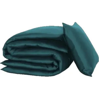 bettbezug Olivia 200x200/220 cm Baumwolle dunkelgrün - dunkelgrün