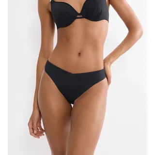 Bikini-Hose TRIUMPH "Summer Twist Brazilian", Damen, Gr. 44, N-Gr, schwarz, Microfaser, Obermaterial: 77% Polyamid, 23% Elasthan, Badehosen Bikini-Hose, Eleganz und Komfort