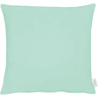 APELT Dekokissen »4362 Rips Uni« Wasser- und Schmutzabweisend, blau