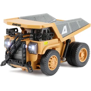 AMEWI RC-Truck Mini-Kipper 8CH RTR gelb/grau/orange/schwarz (1:64)