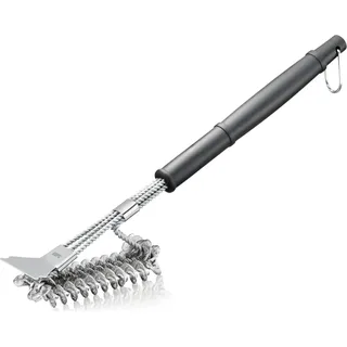 GEFU Grillbürste 44 cm Edelstahl/Metall schwarz/silber/weiß