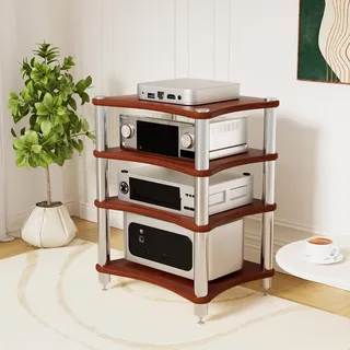 SHZYJBRY HiFi Rack Audio Regal Medienständer Audio-Medienständer TV Rack Entertainment-Center Schallplattenständer für Verstärker