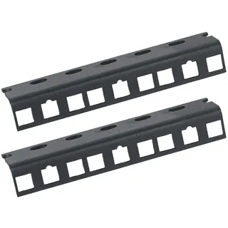 HMF 66803-02 Rackschiene für Serverschrank 3U, 10 Zoll Schwarz