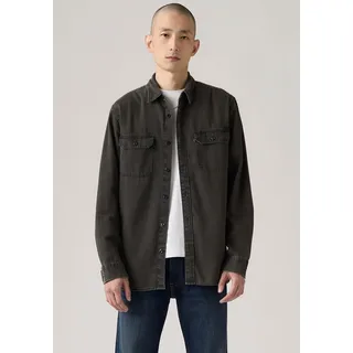 Levi's Langarmhemd Schwarz XL
