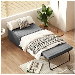 Homcom Klappbett 190 x 60 cm grau