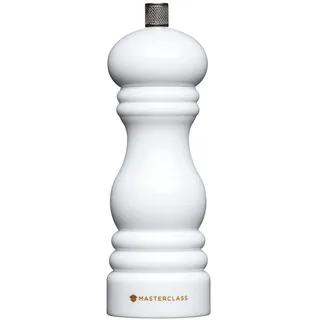 Master Class MasterClass Pfeffermühle oder Salzmühle mit austauschbarem Deckel, weiß, 17cm, Creme