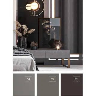 Moderner Nachtt Tisch Kommode Beistell Tische Schlaf Zimmer Konsolen Konsole Neu - Grau