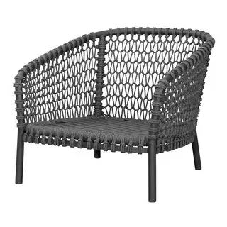 Loungesessel Ocean large Cane-line grau, Designer Cane-line Design-Team, 73x81x90 cm