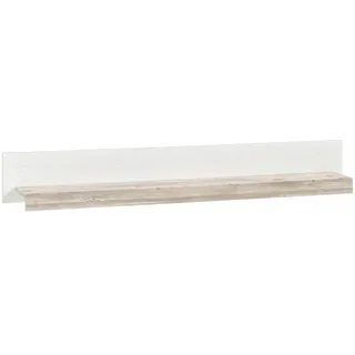 furn.design Wandboard 150 x 20 cm Weiß