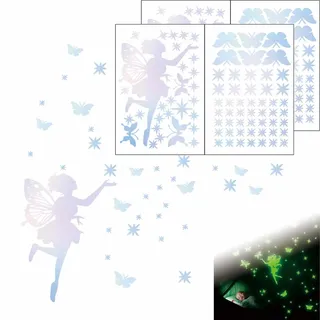 Leuchtsterne Selbstklebend - Zauberhafte Wandtattoos und Leuchtsticker fürs Spielzimmer – Fantastische Sterne Leuchtend Selbstklebend und Wandaufkleber Spielzimmer,Kinderzimmer,Wandsticker