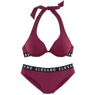 ELBSAND Bügel-Bikini Damen beere Gr.38 Cup C