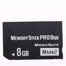 Memeory Stick Pro Duo (Mark2) PSP-Speicherkarte, 8 GB, kompatibel mit Sony PSP1000 2000 3000 Kamera-Speicherkarte