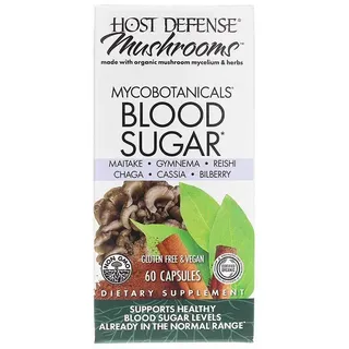 Host Defense MycoBotanicals Blutzucker Vcaps 60 ct