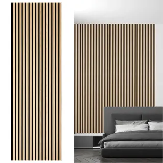 sonido Akustikpaneel Sonido Eiche hell 2 St. 244 x 56 x 1,8 cm
