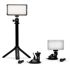 Lume Cube Beleuchtungsset für Broadcast & Live Stream Lighting Kit für Videokonferenzen, Zoom, Selbstübertragung und Fernarbeit