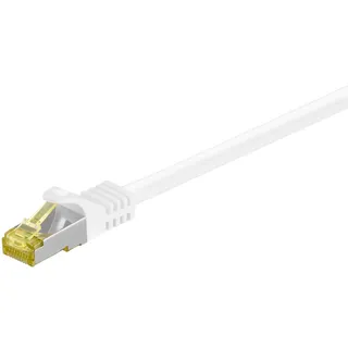 goobay Netzwerkkabel S/FTP - Weiß - 1.5m
