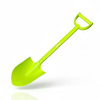 alldoro 60157 XXL-Kinderschaufel spitz, 63 cm, robuste Sandschaufel aus Kunststoff für Kinder ab 18 Monaten, perfekt für Sandkasten, Strand & Garten