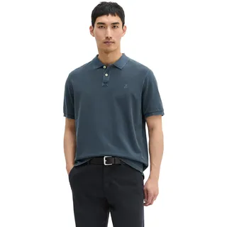 Marc O'Polo Herren Poloshirt aus Baumwolle, Marine, M