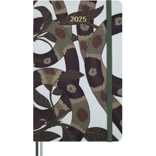 MOLESKINE GERMANY Moleskine Das Jahr der Schlange 12 Monate Wochen Notizkalender 2025 , L/A5, 1 Wo = 1 Seite, rechts linierte Seite, fester Einband, liniert, ohne Box