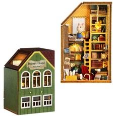 CUTEROOM DIY Holzpuppen Haus Handwerk Miniatur Kit - Cases Model & alle Möbel (Gary's House)