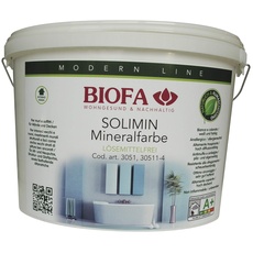 Biofa SOLIMIN Silikat Wandfarbe weiß, 4 Liter