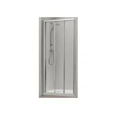 Duka Dukessa 3000 3tlg. Schiebetür A-CT3 758-800/1900 silber hg ESG satiniert Pro ACT3800190SHLST10P