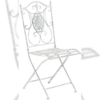 CLP Gartenstuhl 42 x 49 x 91,5 cm antik-weiß