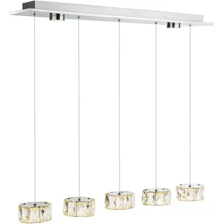 GLOBO Amur 7-flg. LED 16 cm rund/silber