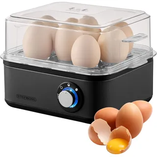 Steinborg SB-2630 Eierkocher für 1 bis 8 Eier Dampfauslass 500 Watt
