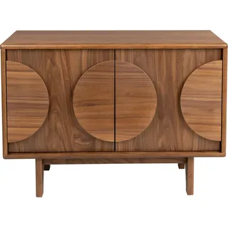 Zuiver Groove Sideboard mit 2 Türen aus Walnussholz Dunkelbraun - Braun