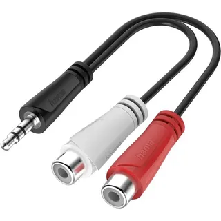 Hama Audio Adapter 3,5mm Klinken-Stecker - 2x Cinch-Buchse 15,0m (00200350)