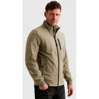 Bomberjacke PME LEGEND "Flight jacket SKYGLIDER Softshell", Herren, Gr. XL, overland trek, Web, Obermaterial: 94% Polyester, 6% Elasthan, normal hüftlang, angesetztes Bündchen, Jacken Bomberjacke, Übergangsjacke